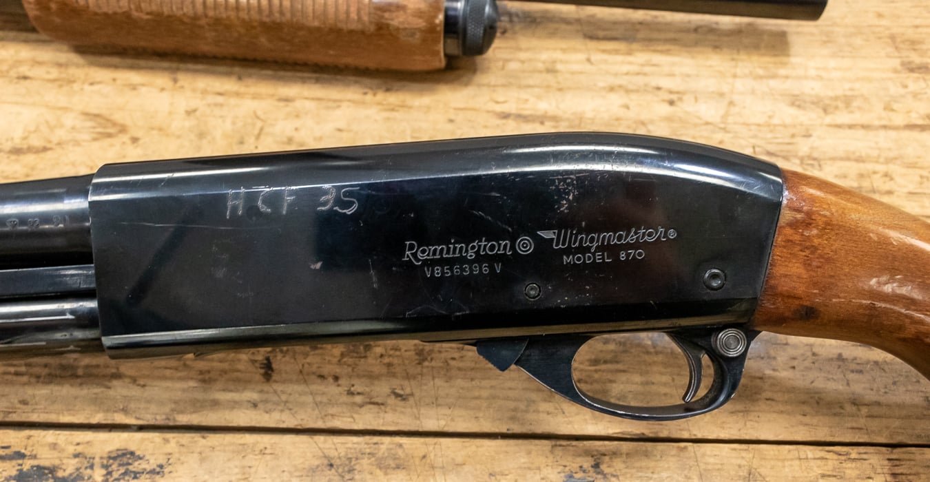 REMINGTON 870 Wingmaster 12 Gauge Police Trade-in Shotguns
